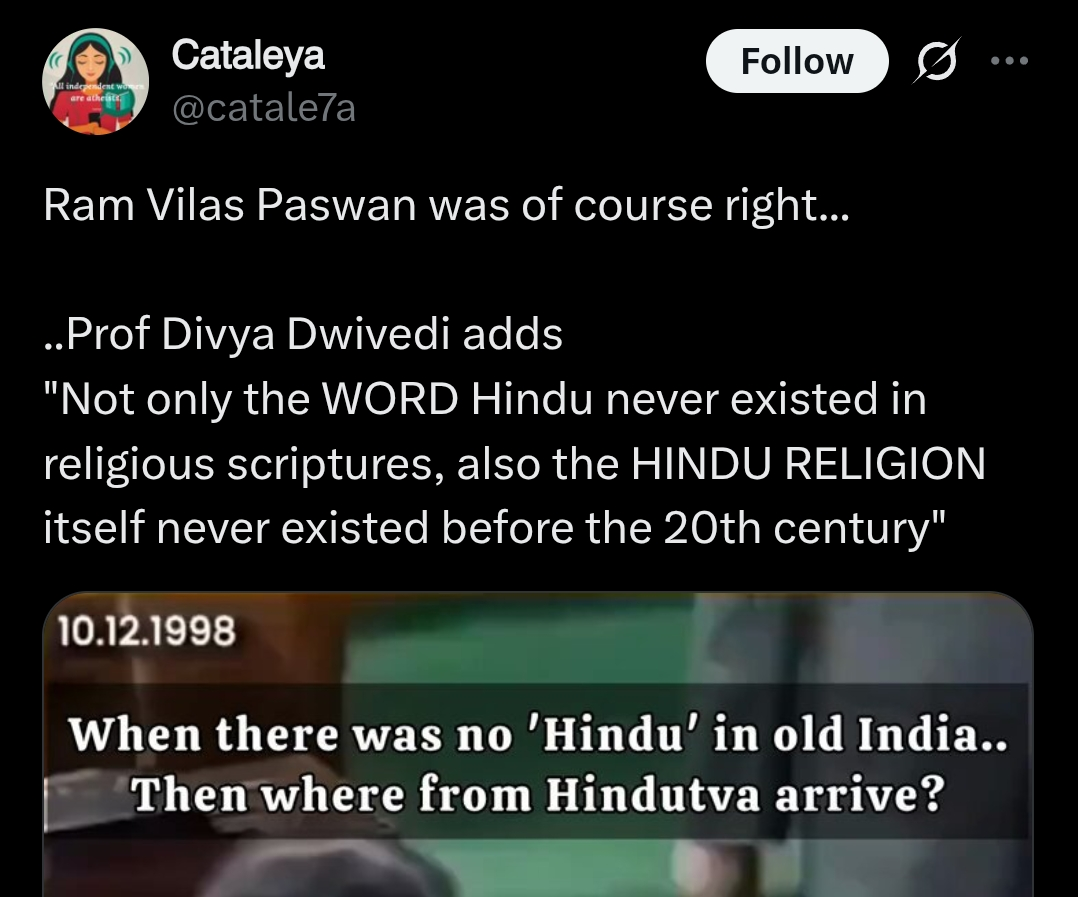 The Invention of the "Hindu" Identity