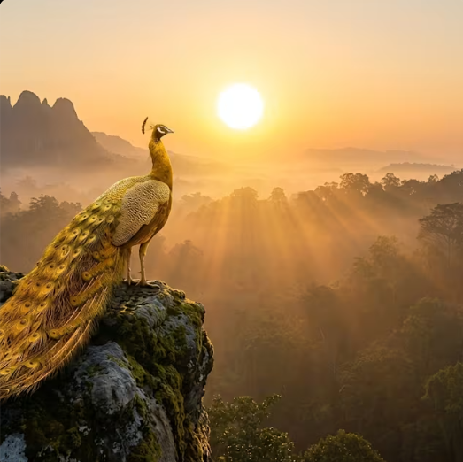 The Peacock’s Prayer: Solar Worship and Protection in the Mora Jātaka