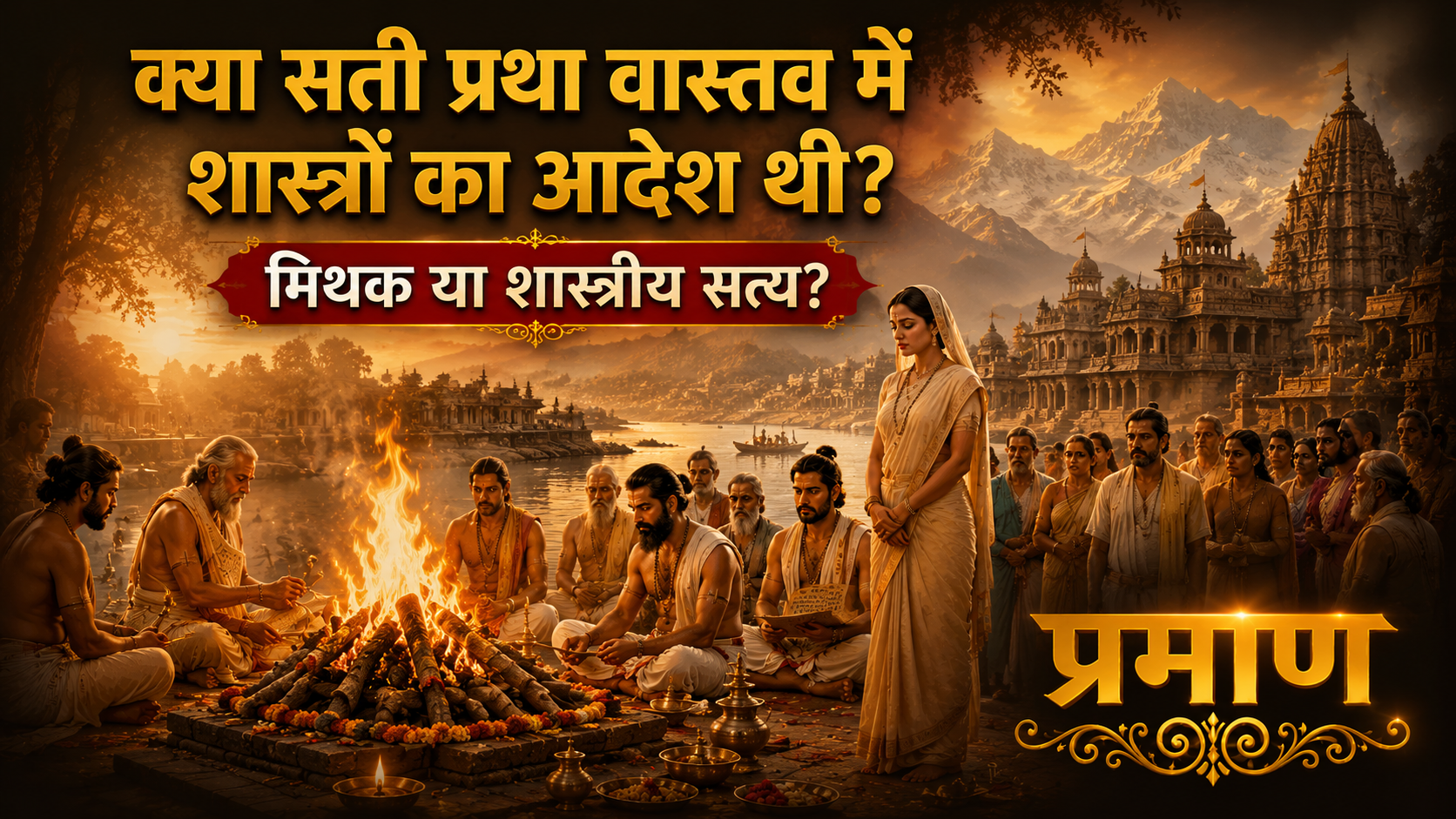क्या सती प्रथा वास्तव में शास्त्रों का आदेश थी?