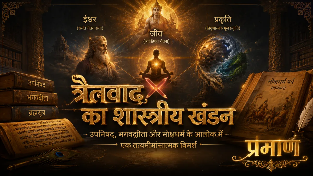 त्रैतवाद का शास्त्रीय खंडन