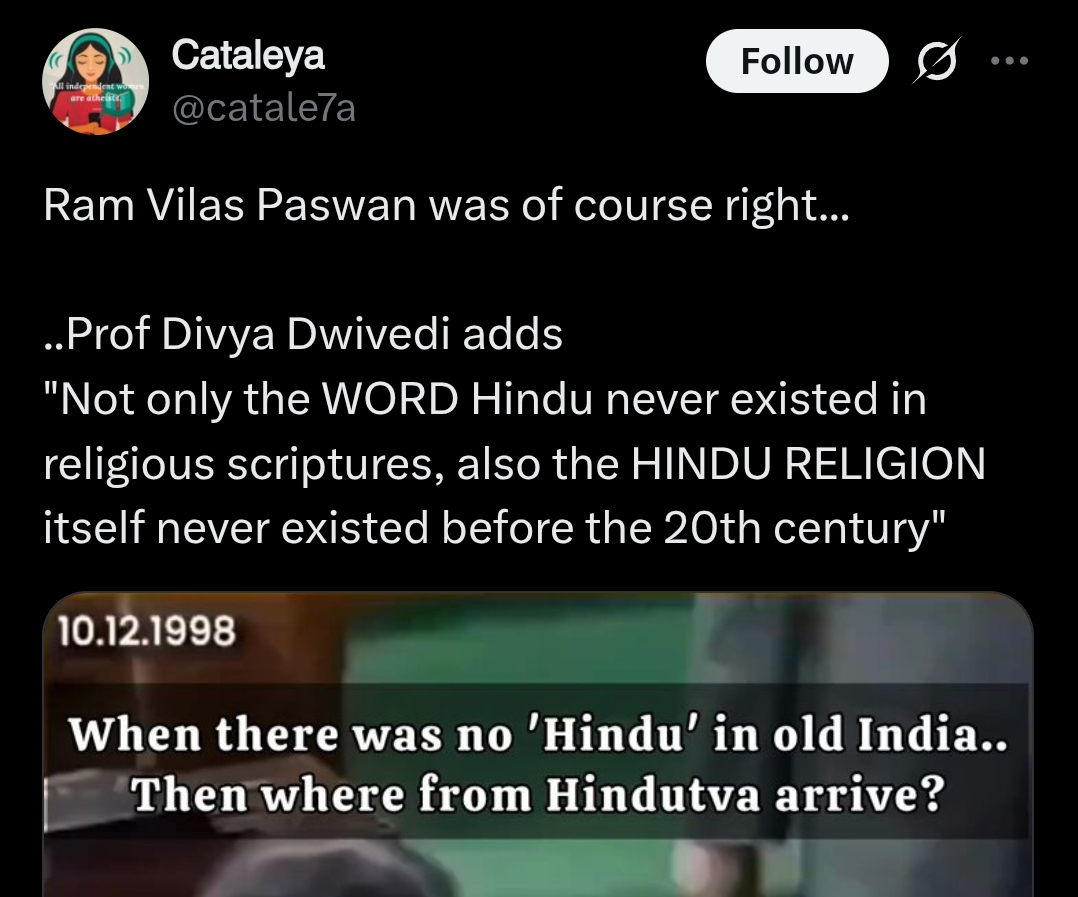 The Invention of the "Hindu" Identity