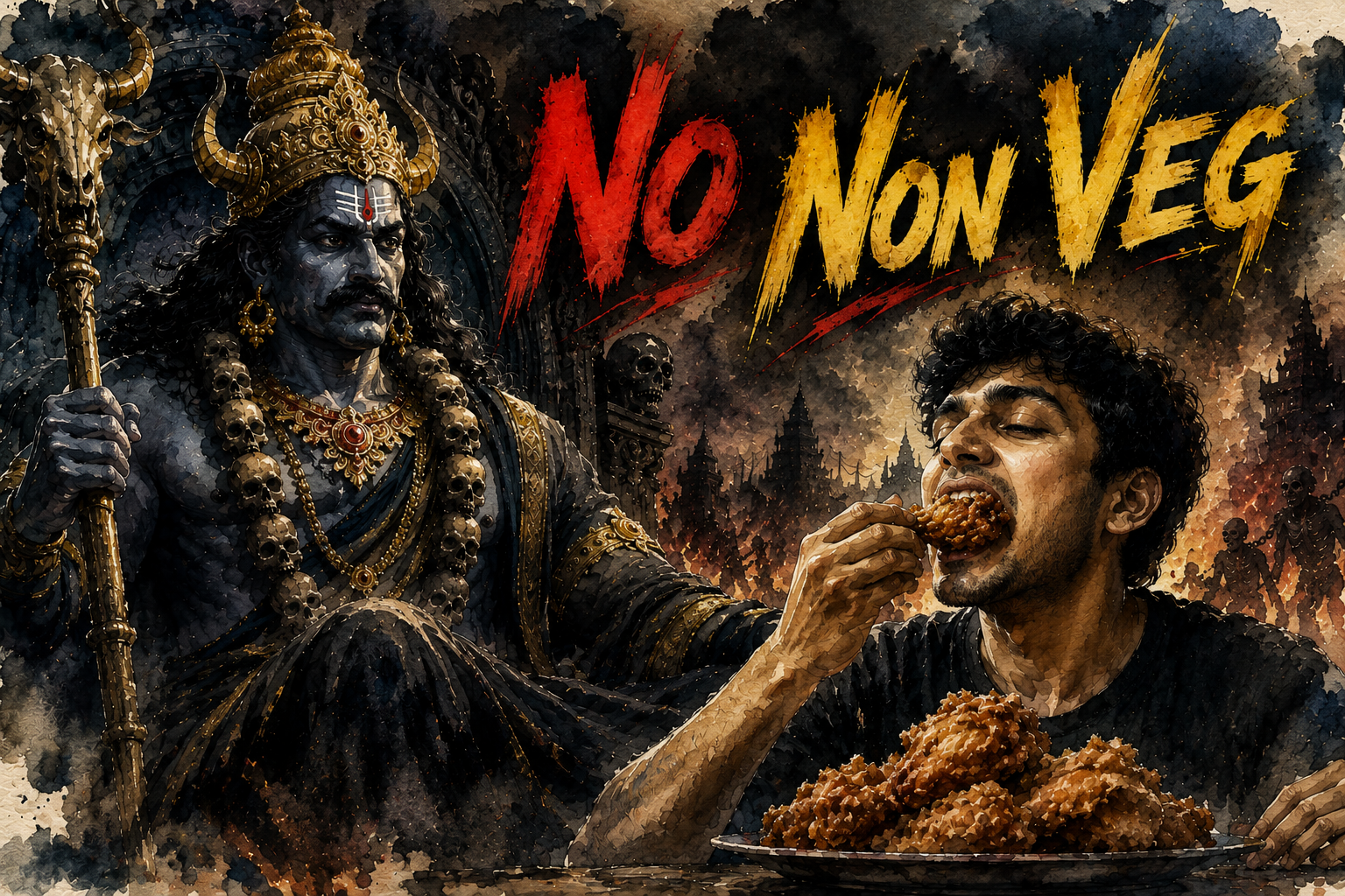 Hinduism doesn't allow Non Veg