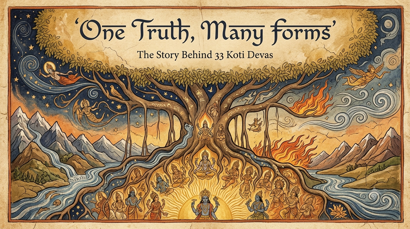 Is Hinduism polytheistic? The truth behind 33 Koti Devas.