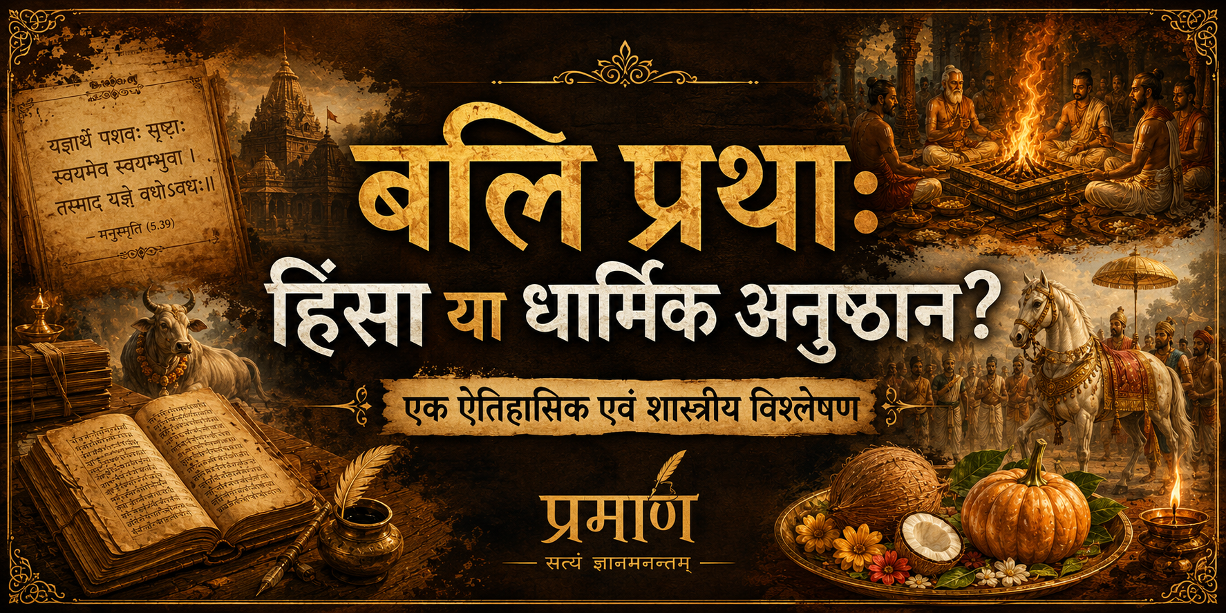 क्या हिन्दू धर्म में पशु बलि वैध थी? शास्त्रीय साक्ष्य