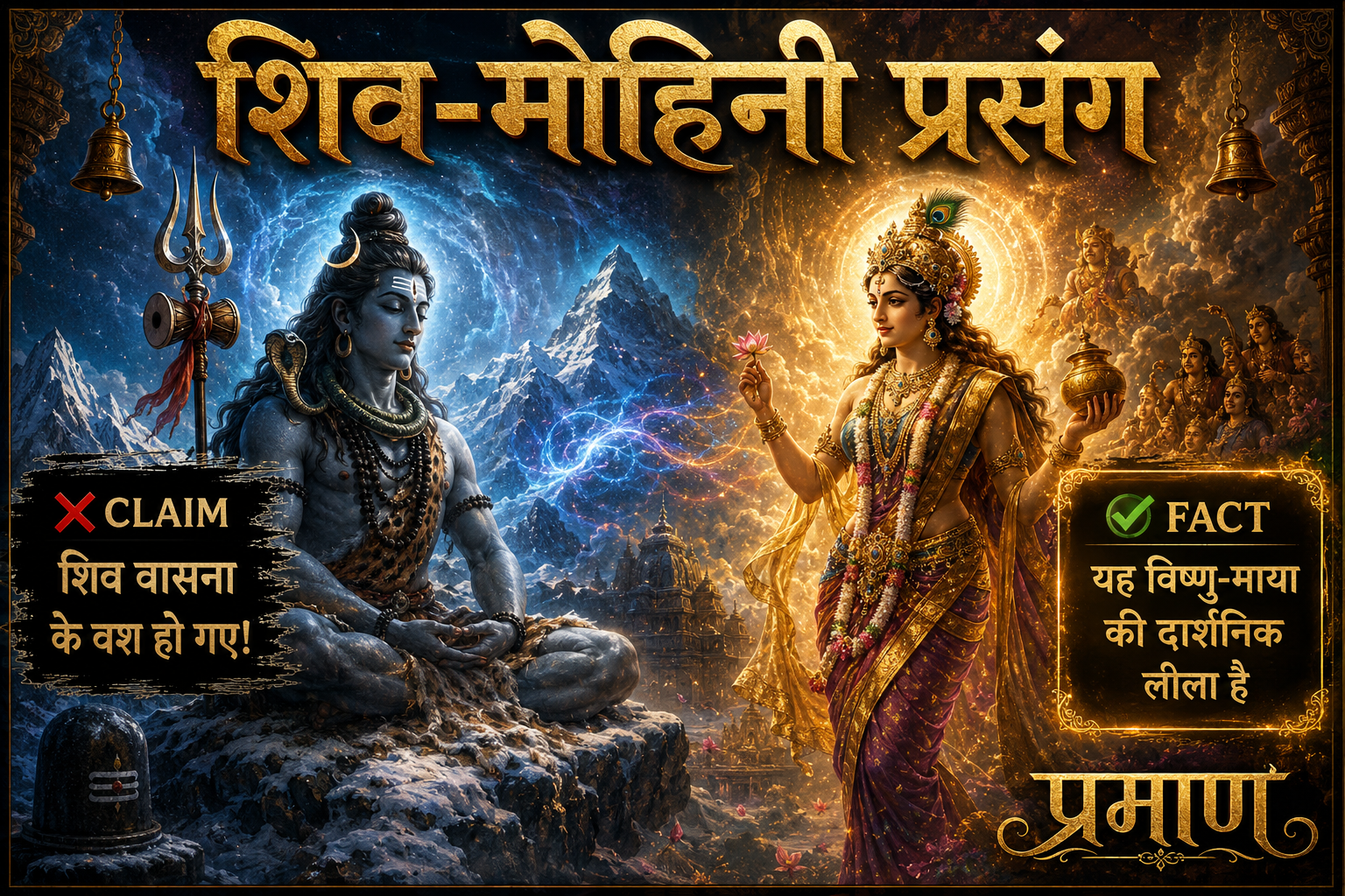 शिव-मोहिनी प्रसंग: क्या यह वासना थी या दार्शनिक लीला?