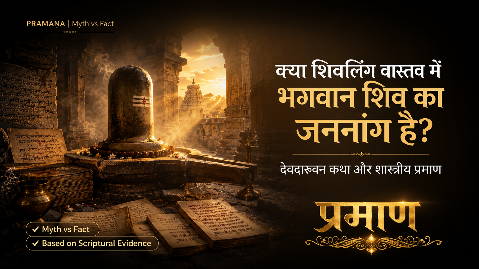 क्या शिवलिंग वास्तव में भगवान शिव का जननांग है?